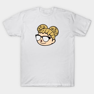 Does She Know? Parody Space Buns Afro Puff Meme T-Shirt